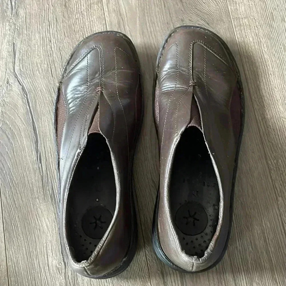 Merrell Tetra Flex Shoes Women's 10 Dark Brown Slip On Loafer Comfort Walking - Picture 2 of 10